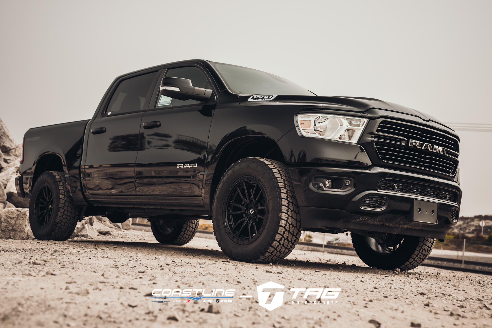 RAM 1500 Lifted on Fuel Rebel 6 Wheels