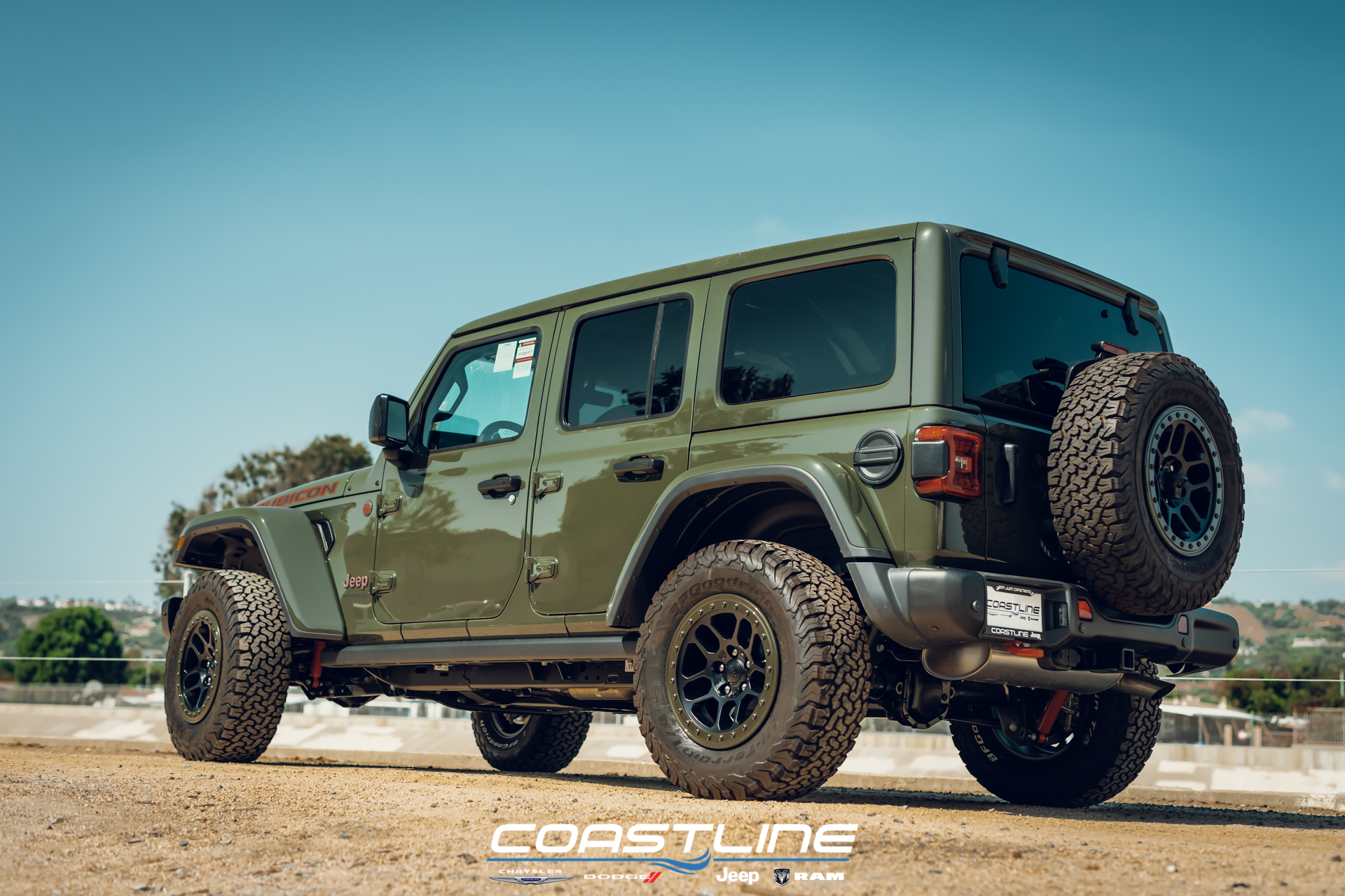 Wrangler Rubicon on Painted Mopar Beadlock Wheels