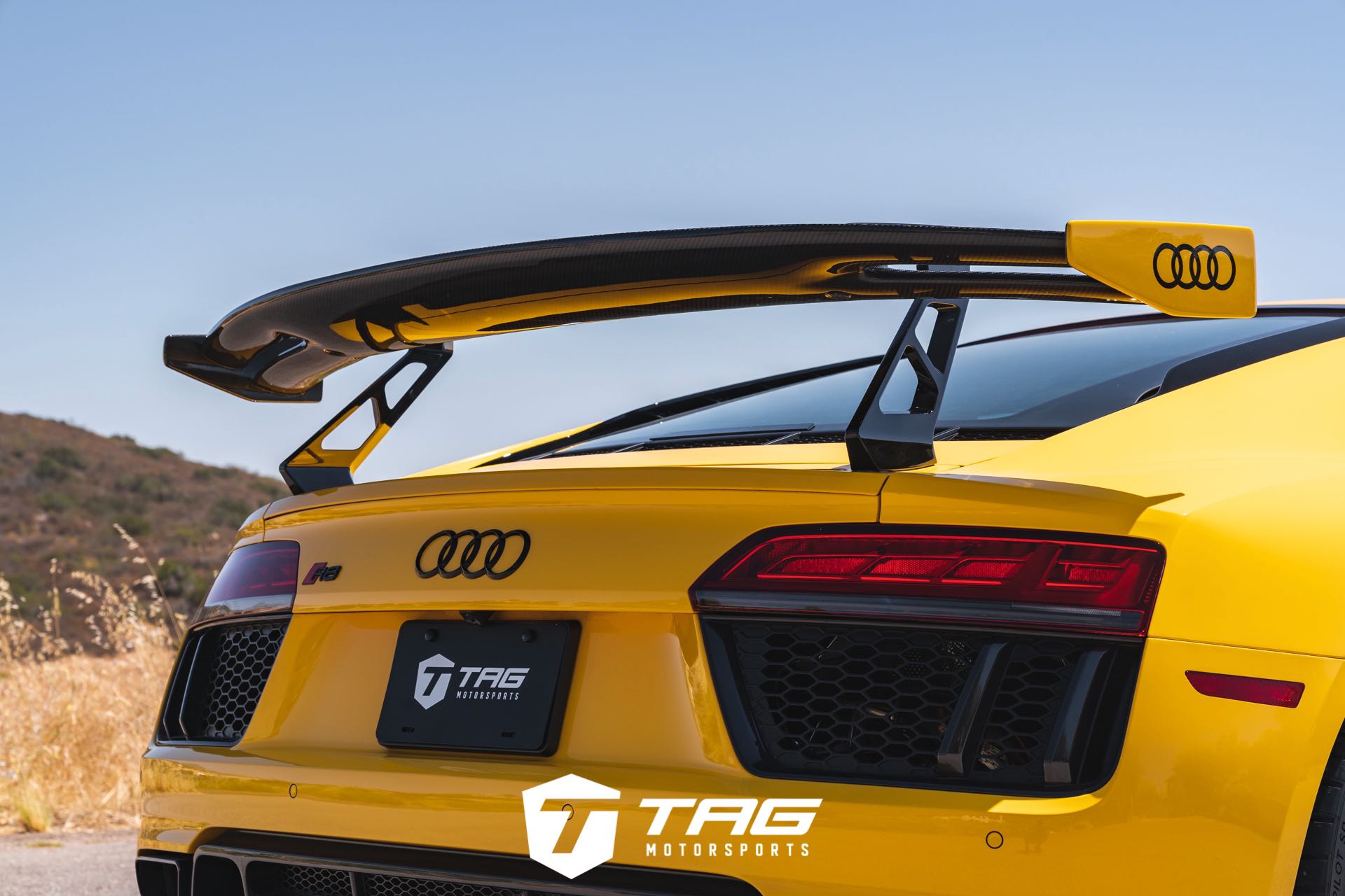 R8 with AP Design Rear Wing and Vorsteiner Carbon