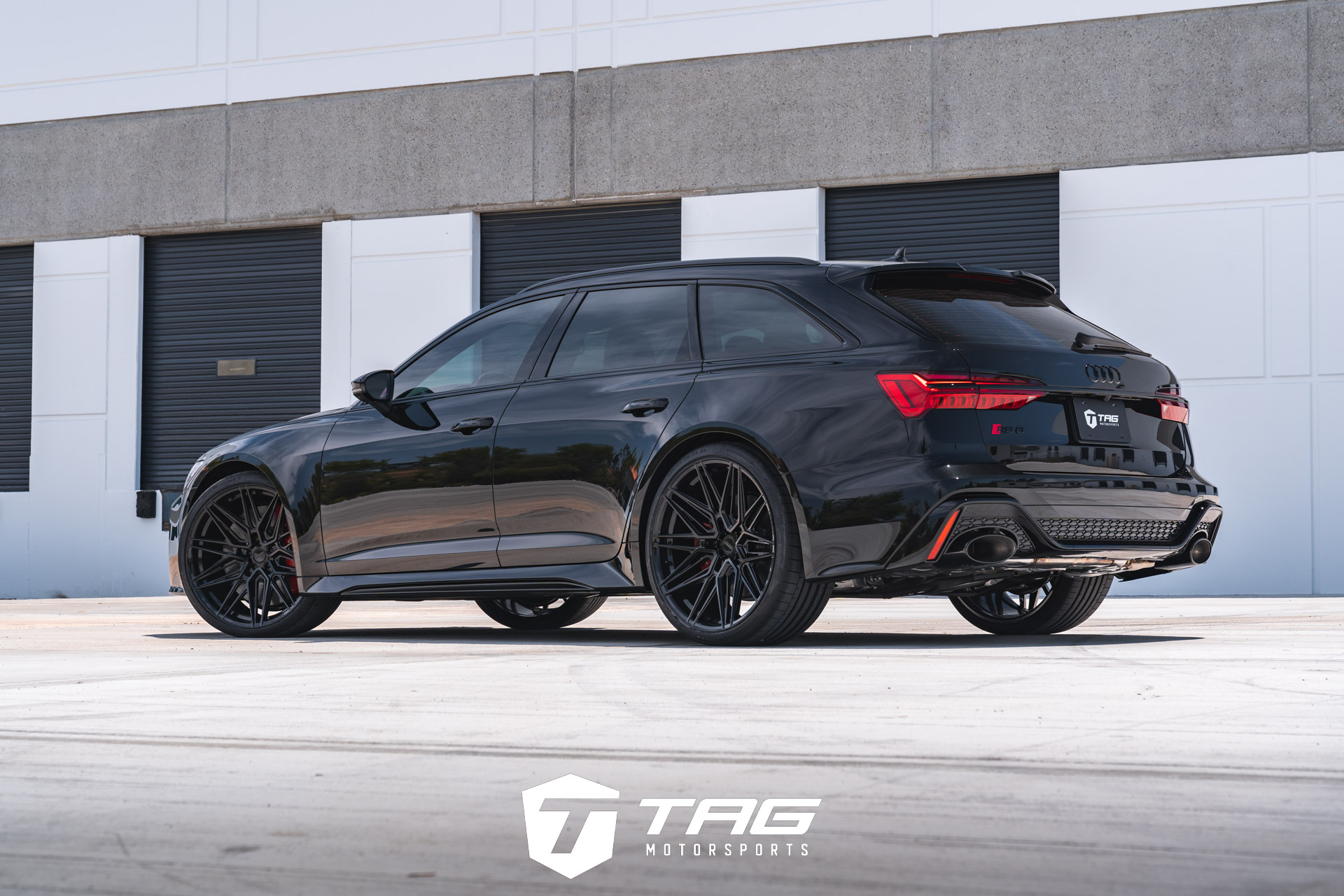 C8 RS6 on Vossen HF-7 Wheels