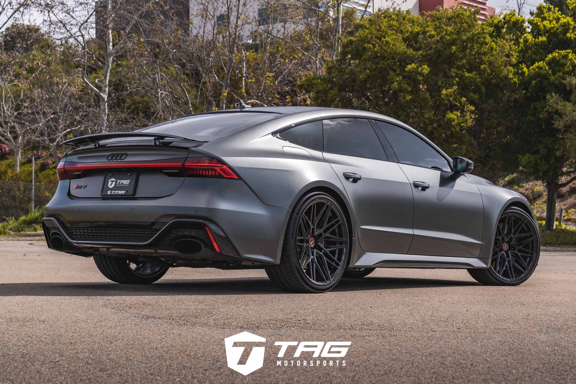 C8 RS7 on Vossen HF-7 Wheels