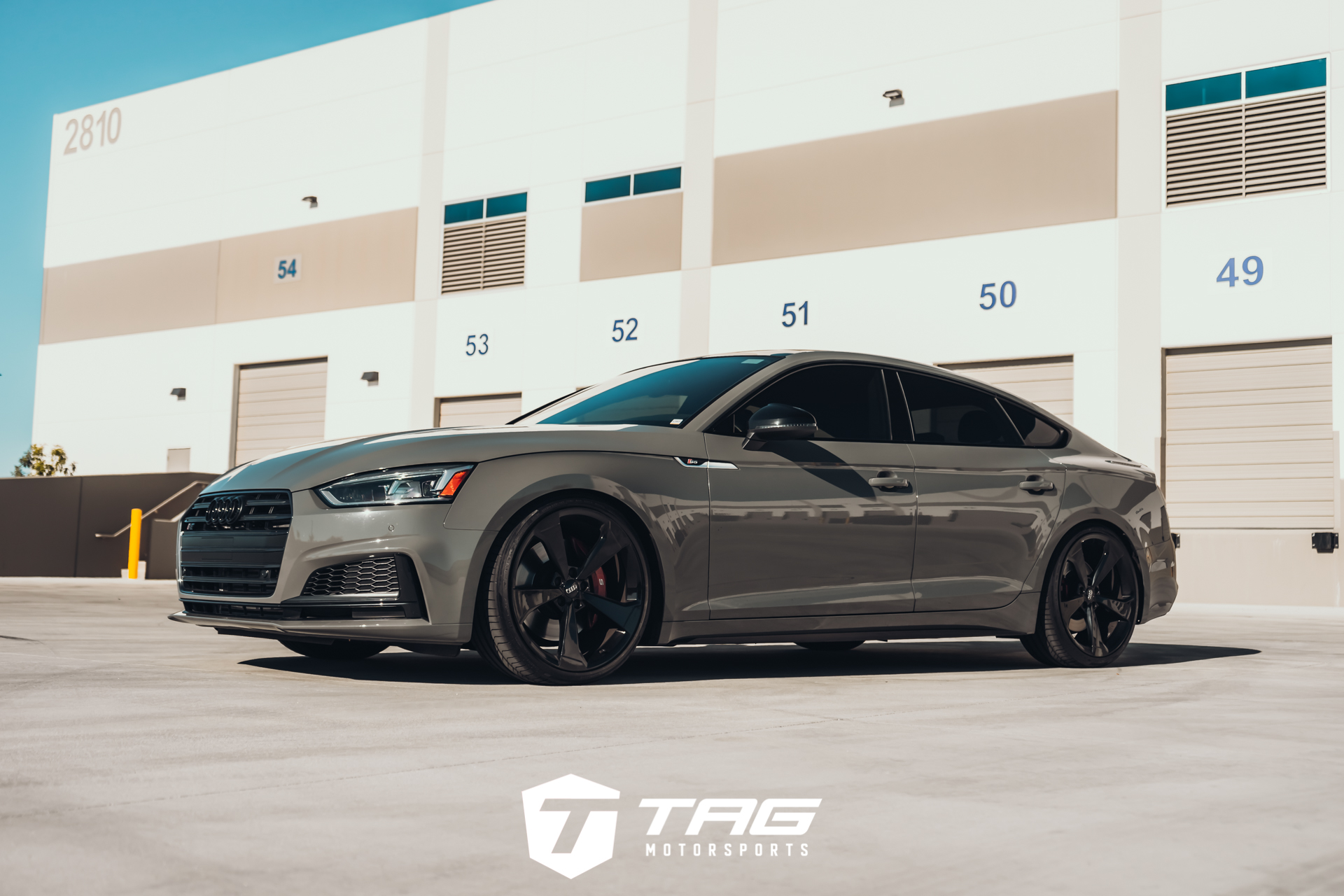 B9 S5 Sportback with Painted Wheels and Spacers