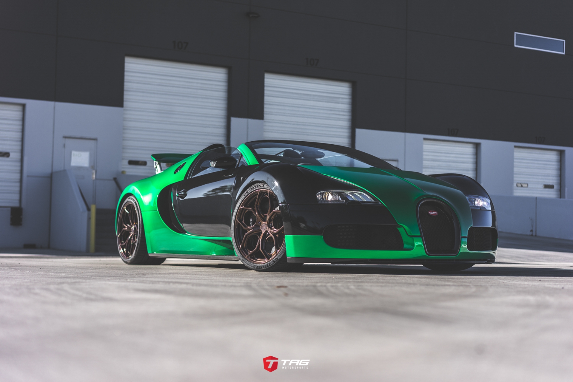 Veyron Grand Sport on HRE P111SC Wheels