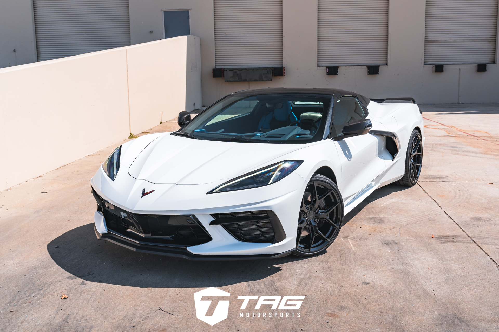 C8 Corvette on Vossen HF-5 Wheels