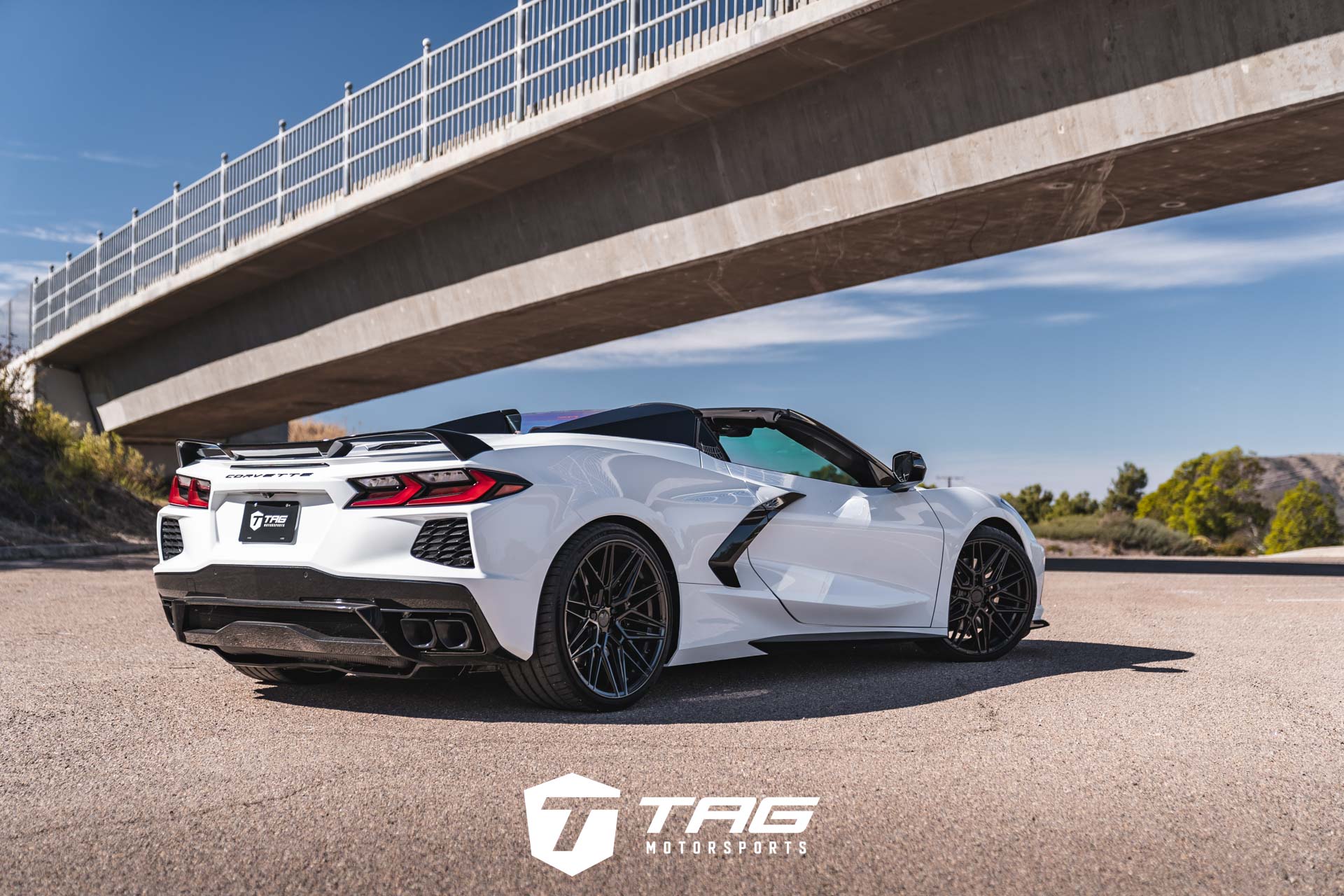 C8 Corvette on Vossen HF-7 Wheels