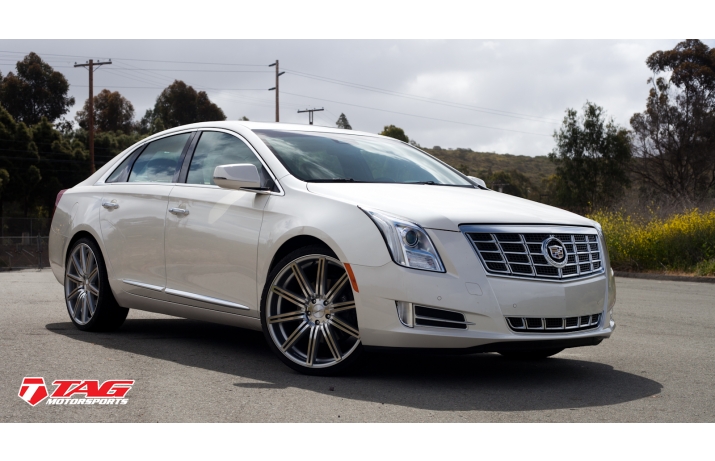 CADILLAC XTS ON 22" VOSSEN CV4