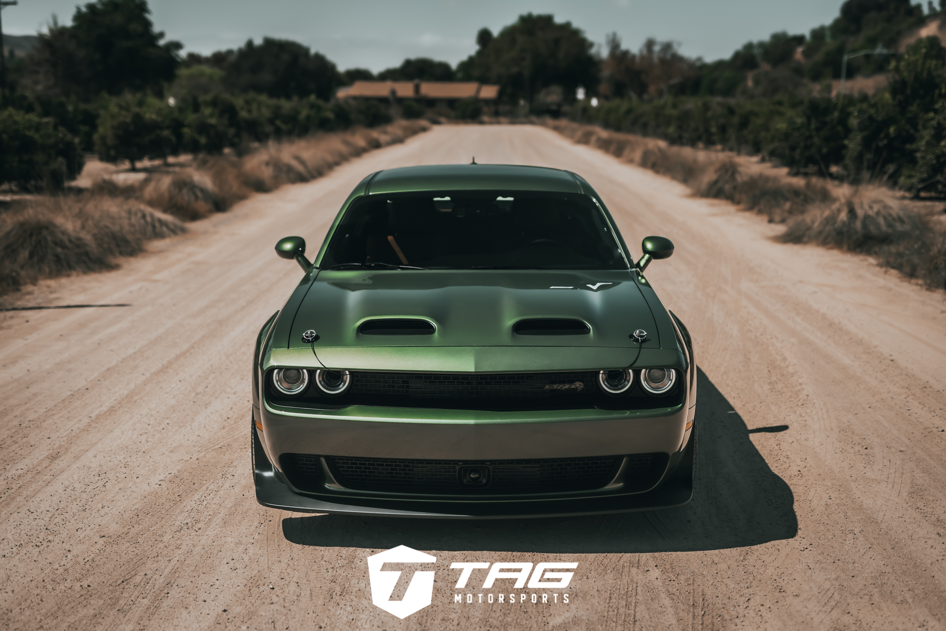 F8 Green Challenger SRT Hellcat Widebody