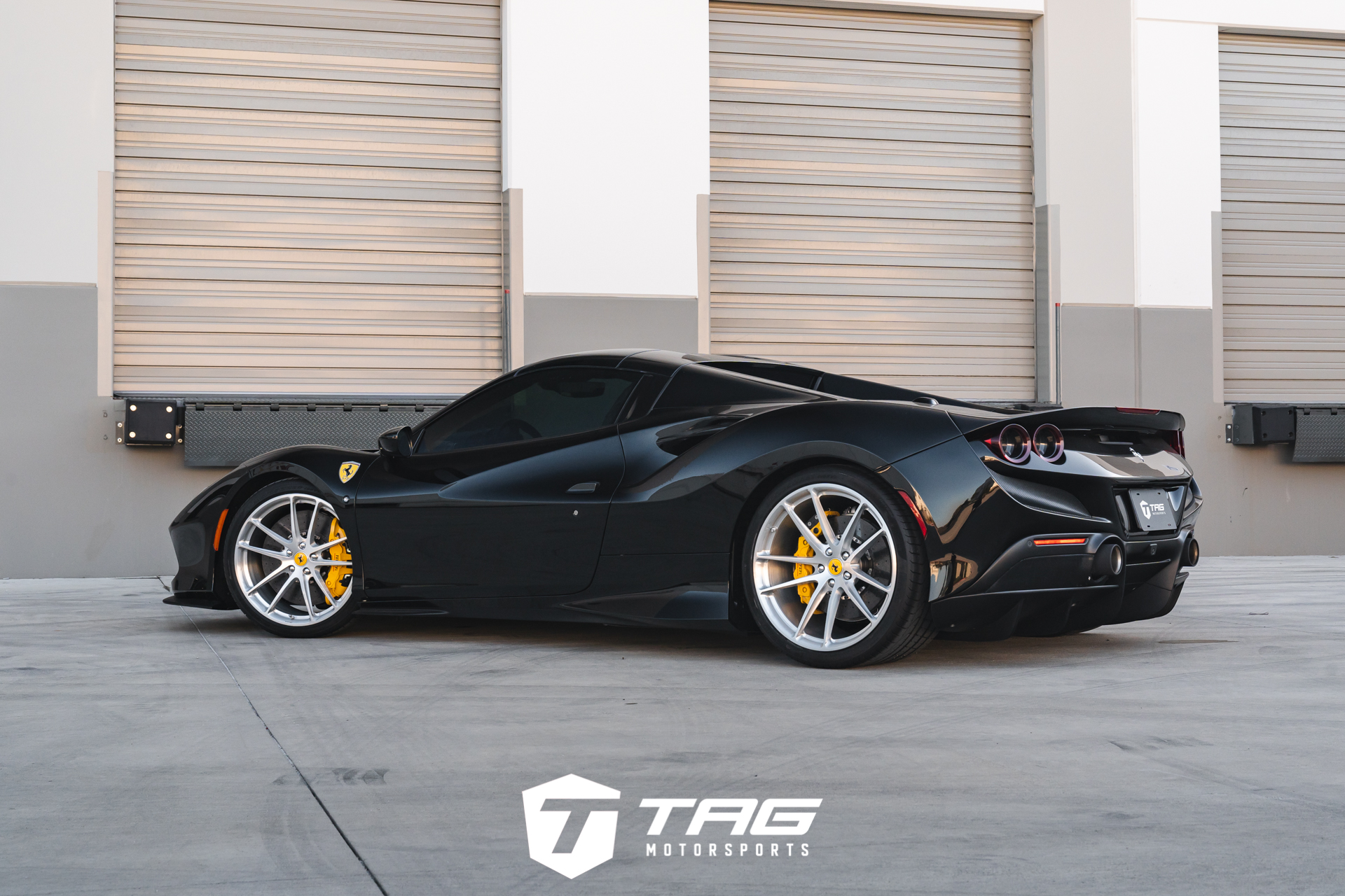 F8 Spider Lowered on HRE P104 Wheels