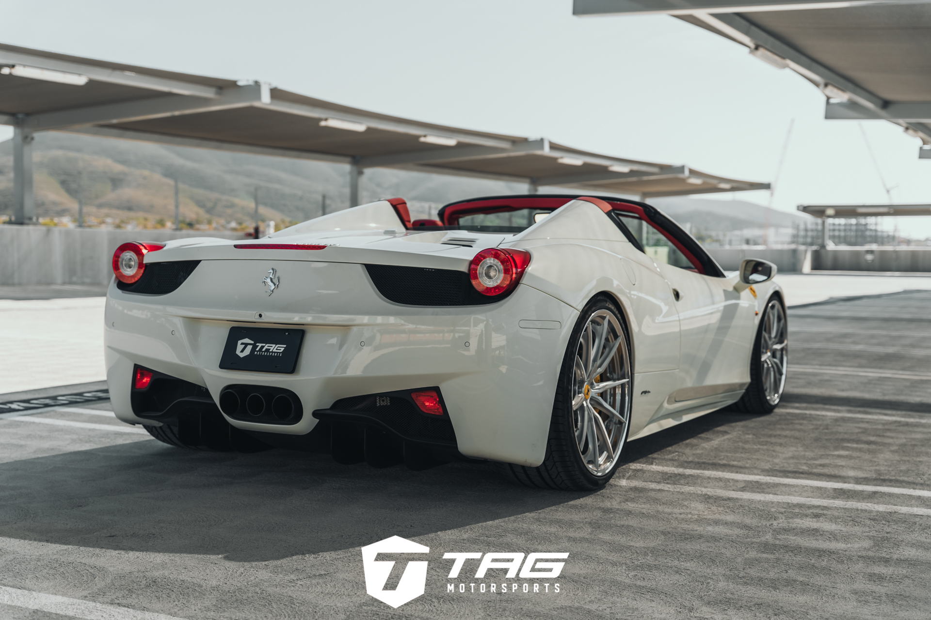 458 Spider on HRE S104SC Wheels