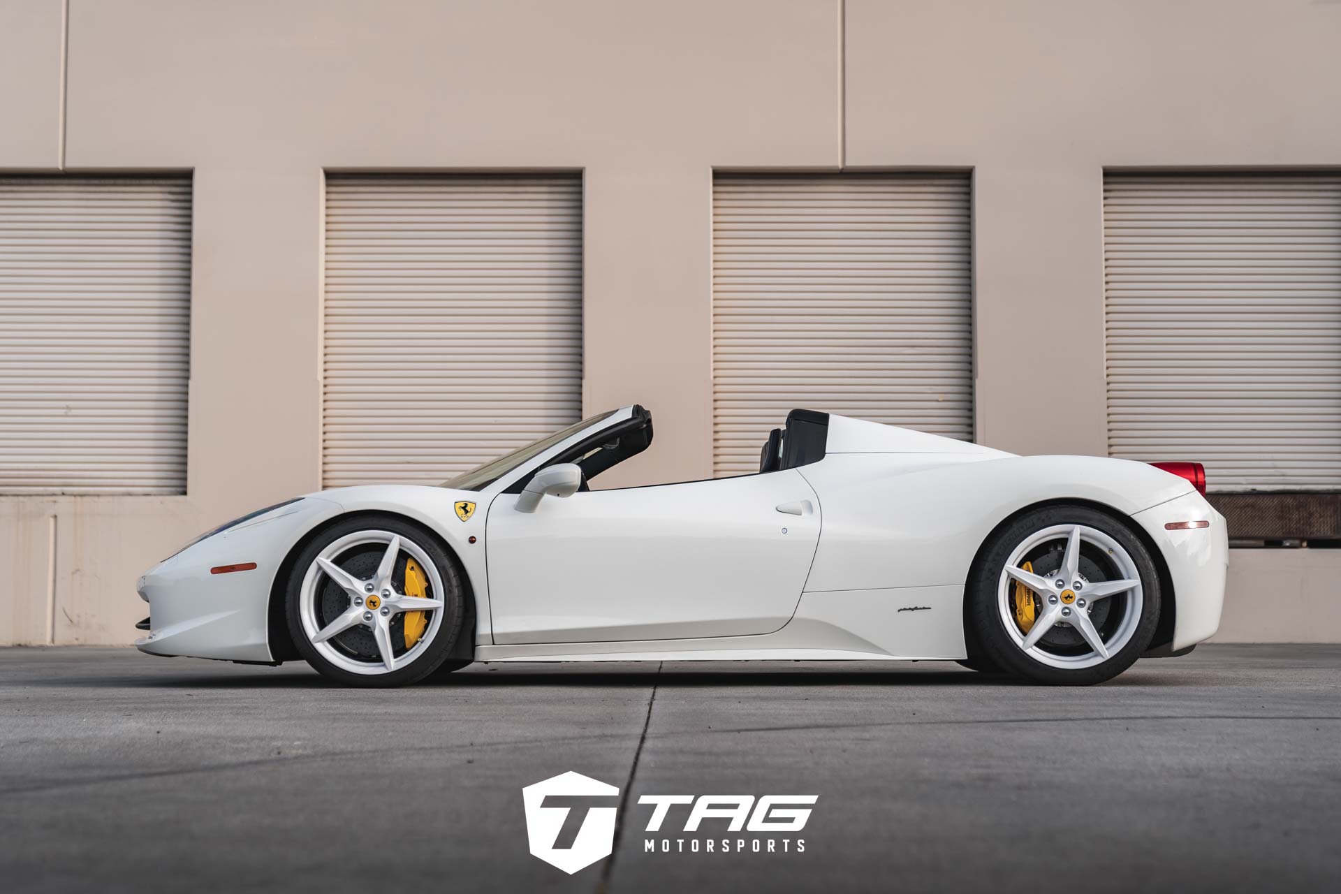 458 Spider Lowered On Novitec Sport Springs