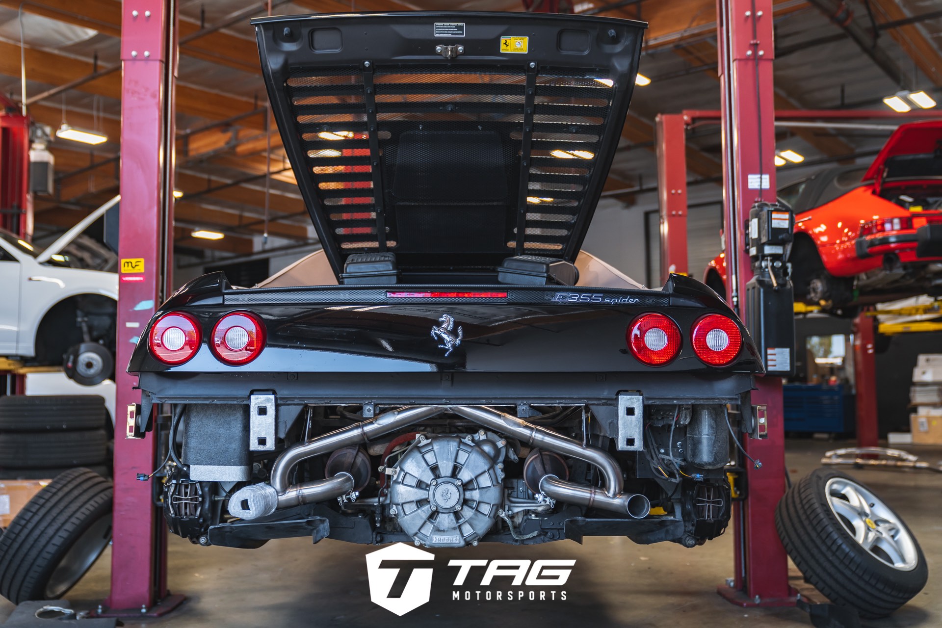 F355 Spider Fabspeed Exhaust Install