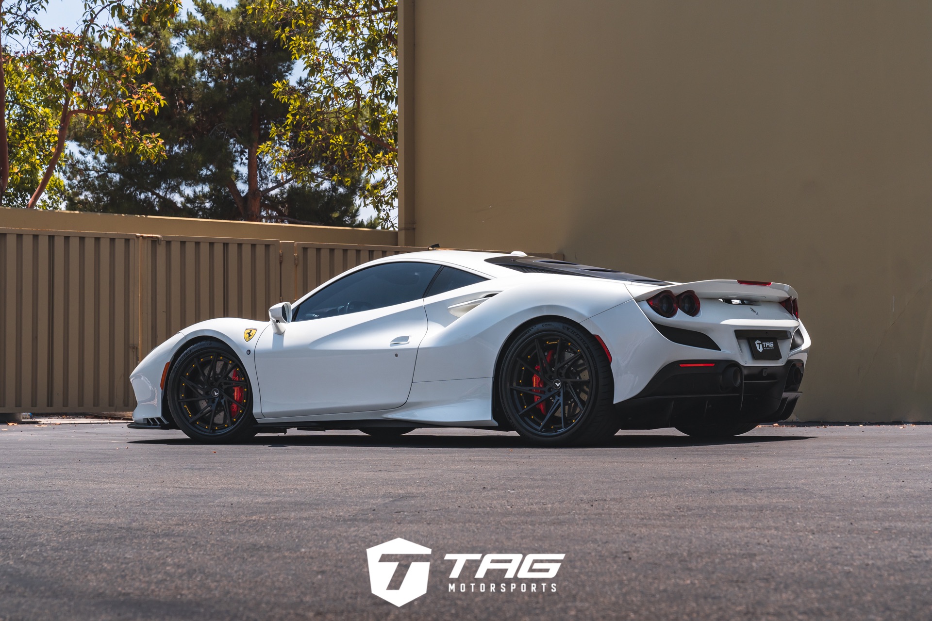 F8 with Novitec Exhaust on Vorsteiner Wheels