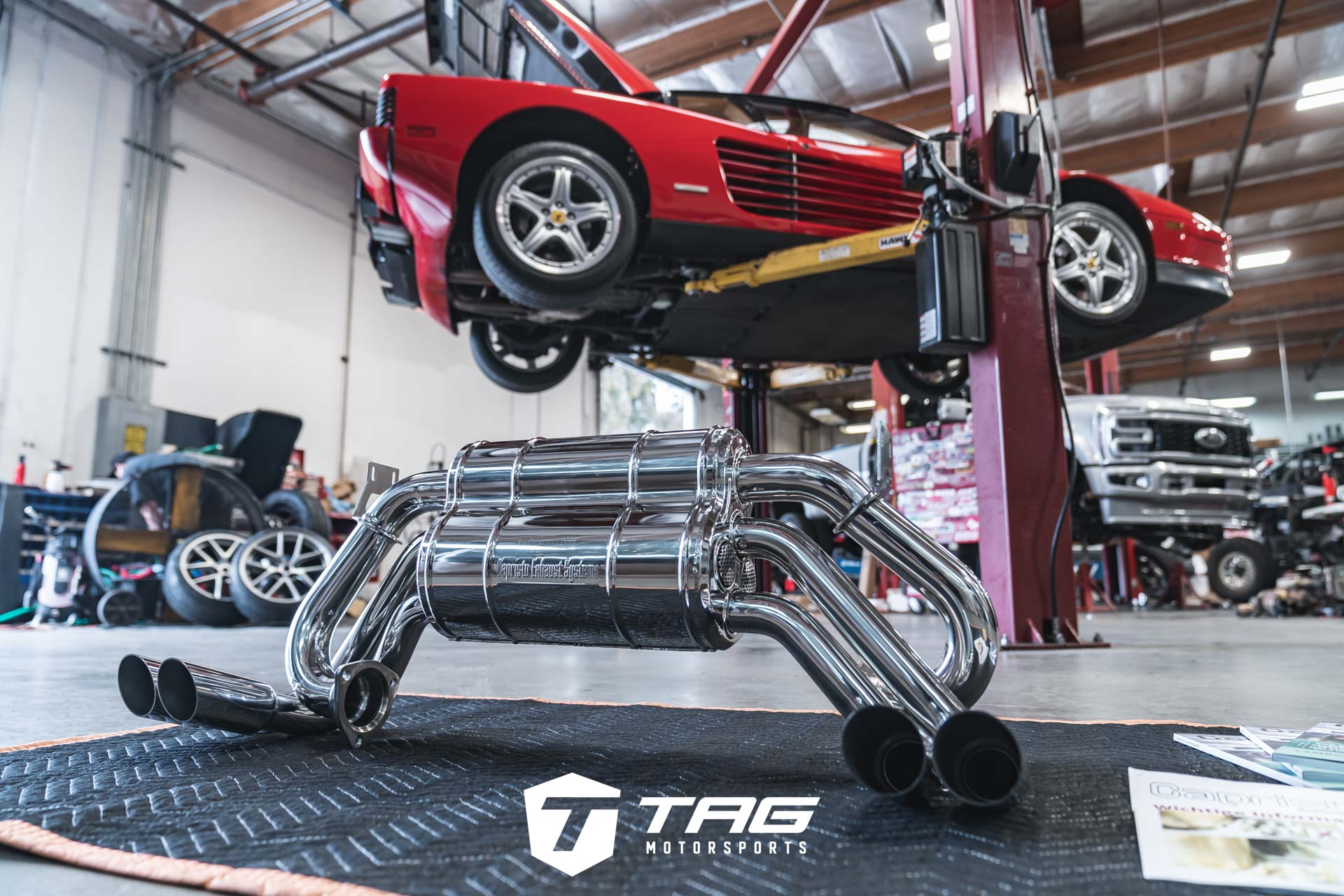 Testarossa Capristo Exhaust Install