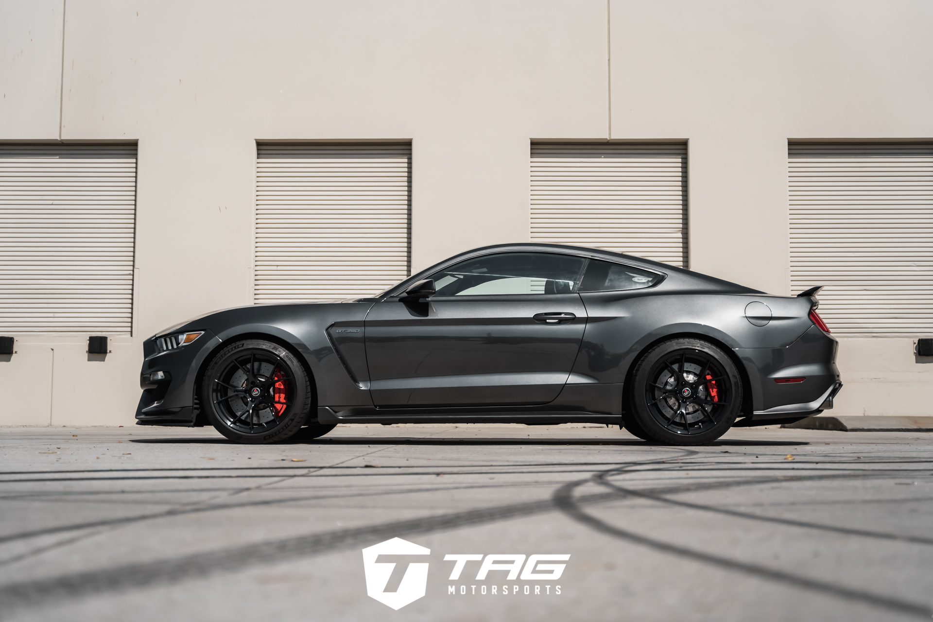 GT350 with TAG Painted Calipers on Project 6GR Wheels