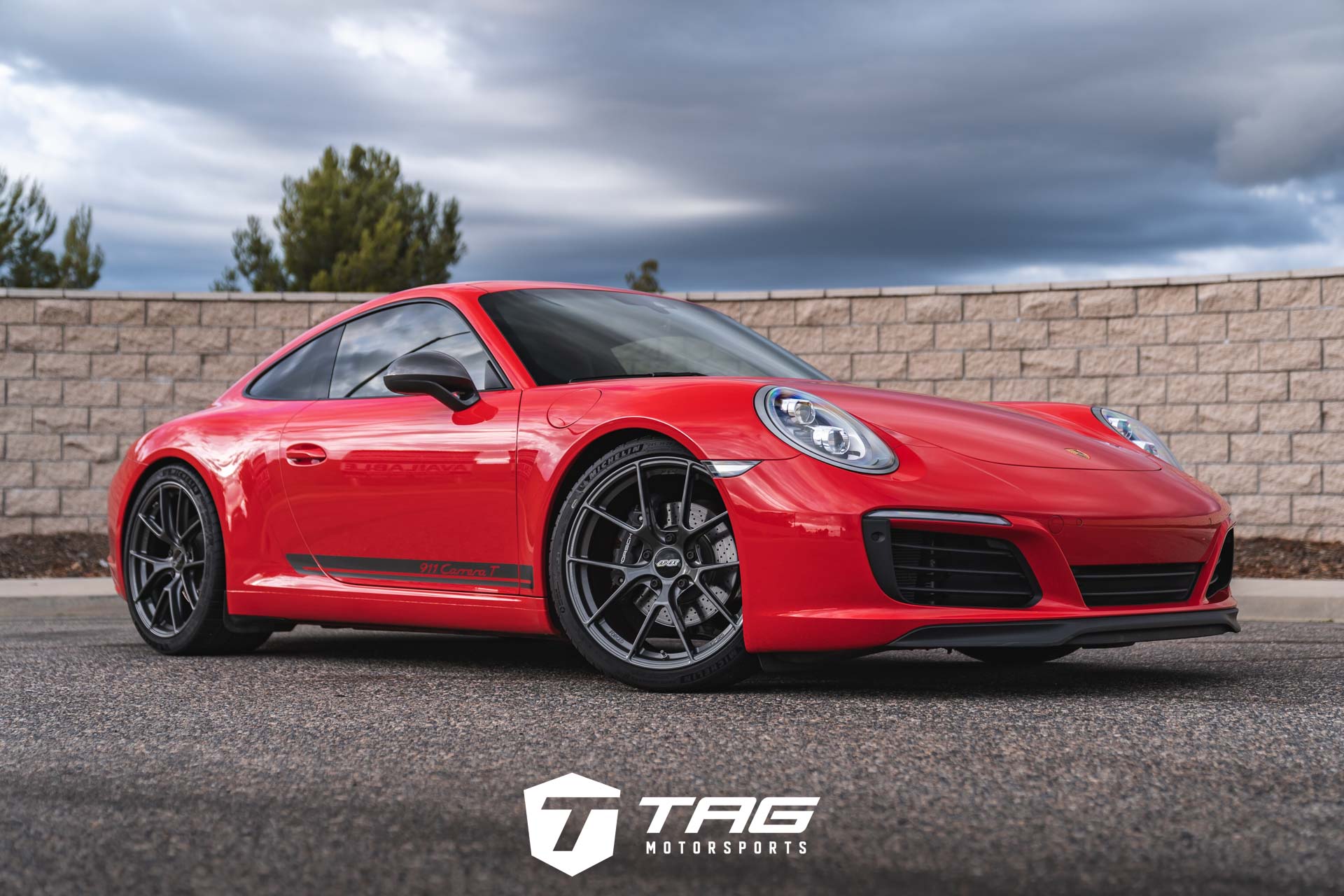 991.2 Carrera T on Apex Wheels | Techart Springs