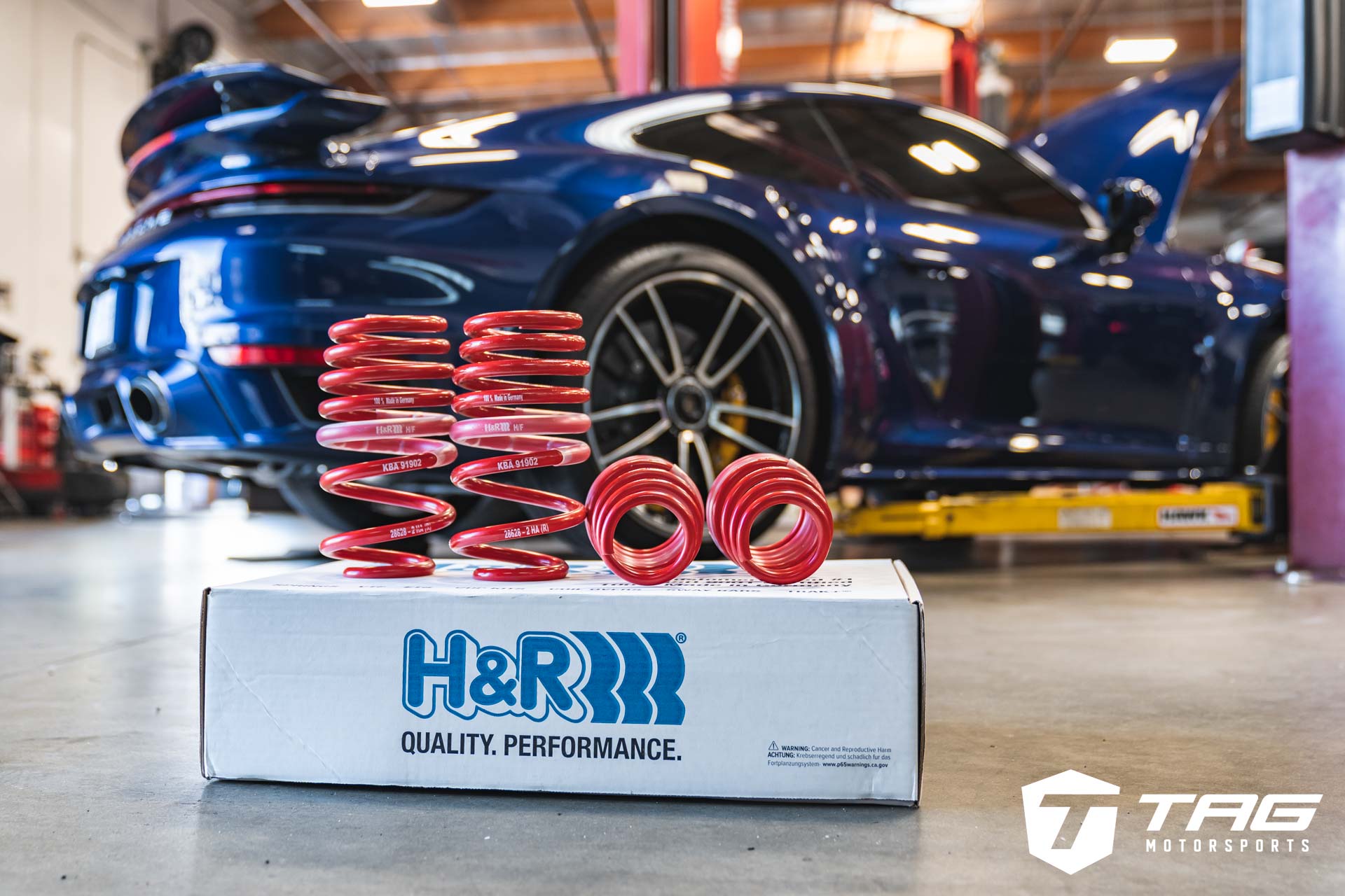 992 Turbo S H&R Sport Springs Install