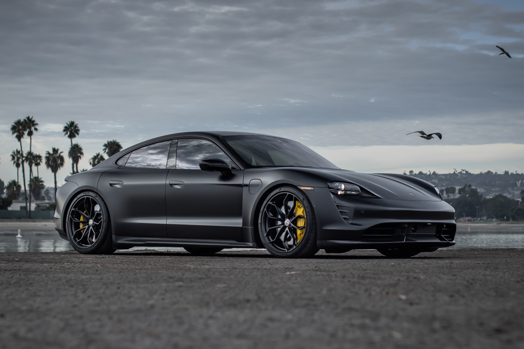 Taycan Turbo S on HRE P201 Wheels