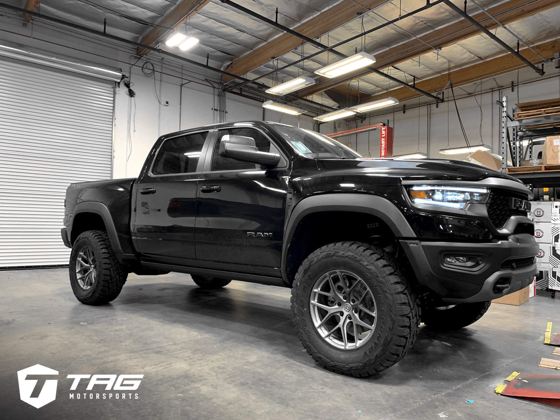 RAM TRX Lifted on HRE P161 Wheels