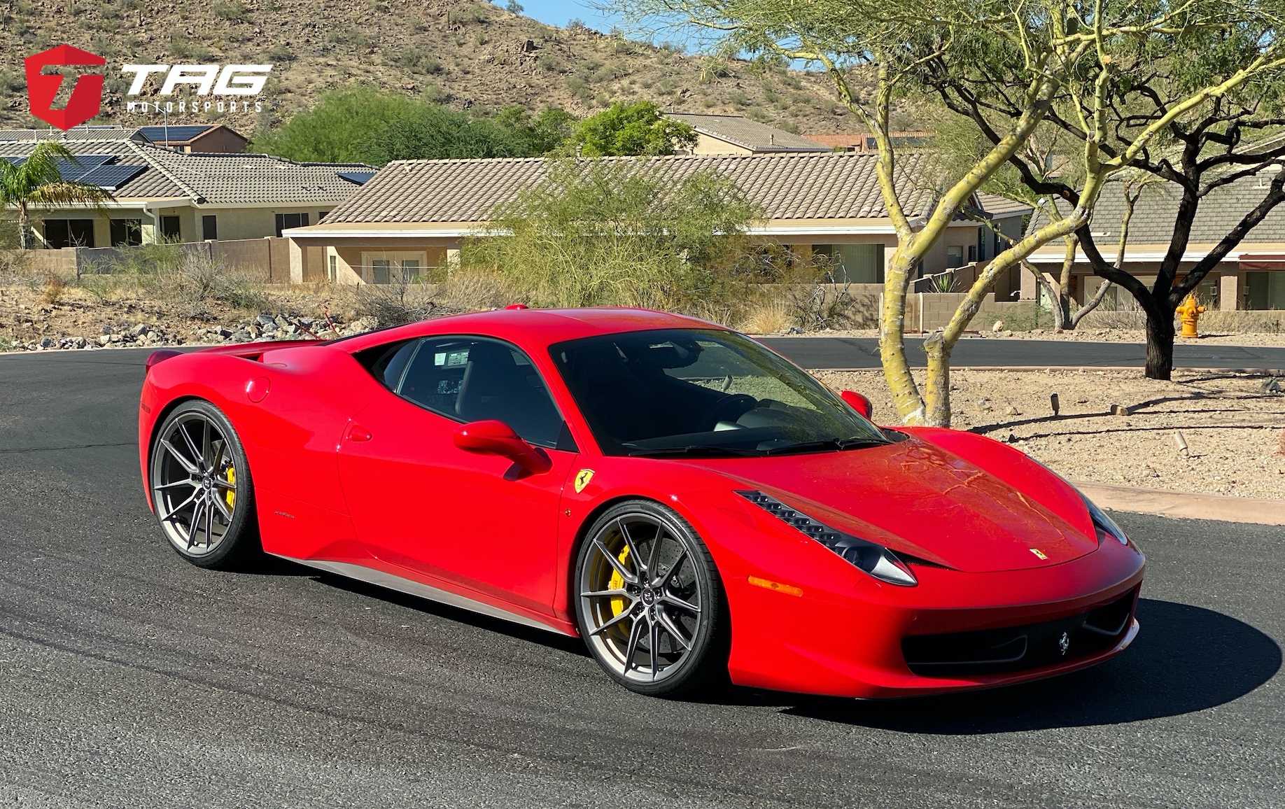 458 Italia on Novitec NF9 Wheels