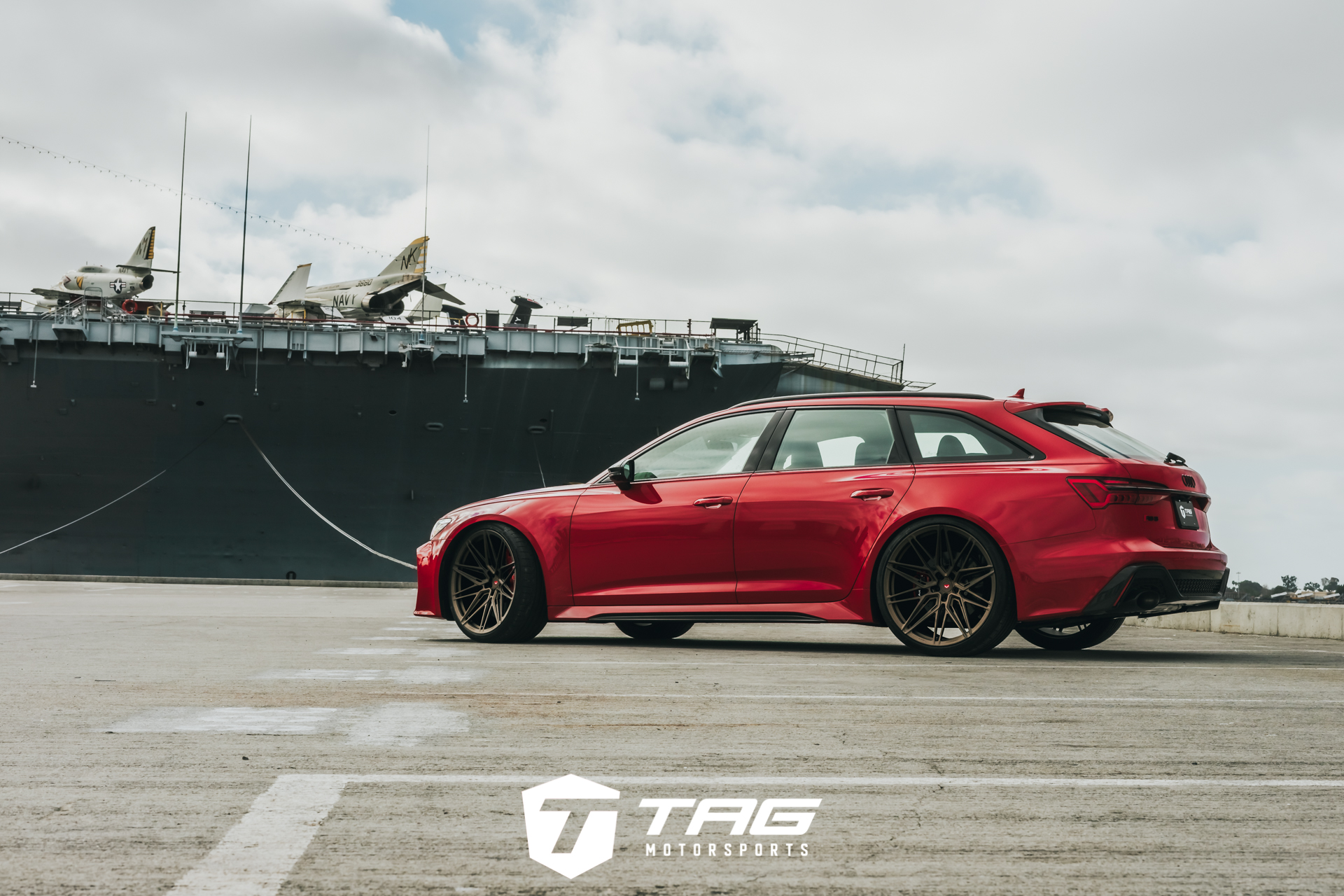 TAG RS6 Avant on Vossen EVO 5R Wheels: The Harbor Shoot