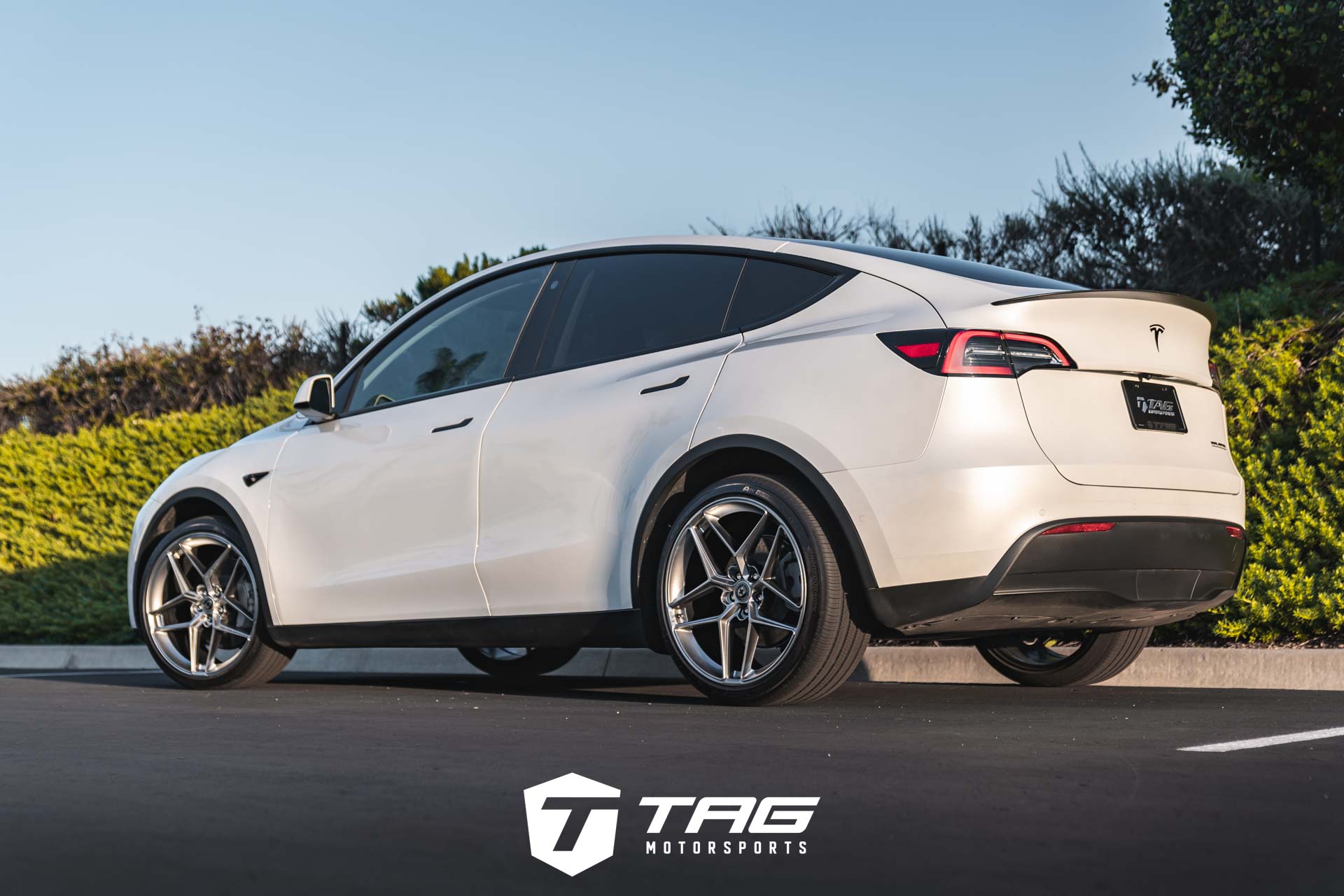 Model Y on FlowForm FF11 Wheels