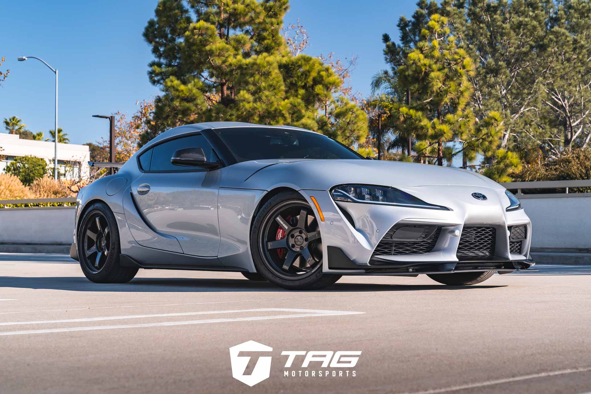 A90 Supra on TE37s with AC Schnitzer Aero