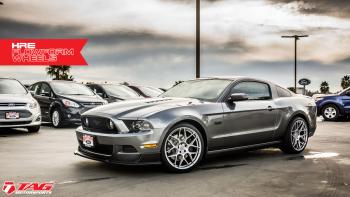 16' Mustang GT on HRE FlowForm FF04 Wheels in Satin Bronze Finish