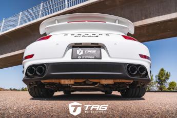 991 Turbo S with GMG Exhaust on Techart Springs