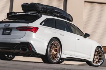 C8 RS6 on HRE S101SC Wheels | CETE Lowered