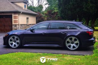 C8 RS6 Avant on Rotiform AVS Wheels