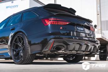 C8 RS6 with Urban Kit on Vossen HF-5 Wheels