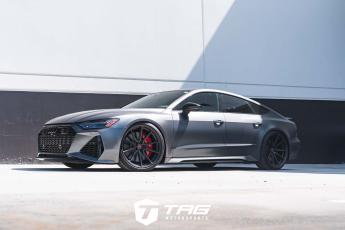 C8 RS7 CETE Lowered on Vossen HF-3 Wheels