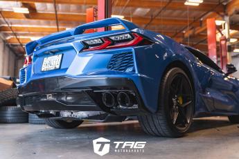 C8 Corvette AWE Track Edition Exhaust Install