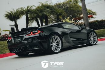 C8 Z06 with AWE Exhaust on Vossen HFX-2 Wheels
