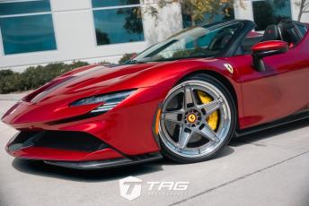SF90 Spider on Brixton KB02 Targa Wheels
