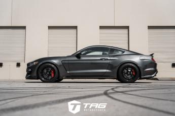 GT350 with TAG Painted Calipers on Project 6GR Wheels