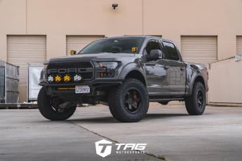 Raptor with Painted Calipers on Rotiform Wheels
