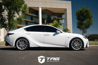 IS350 on Vossen HF-4T Wheels