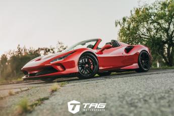 The TAG F8 Spider on HRE P107SC Wheels