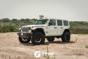White Wrangler with Fuel Wheels and TAG Package