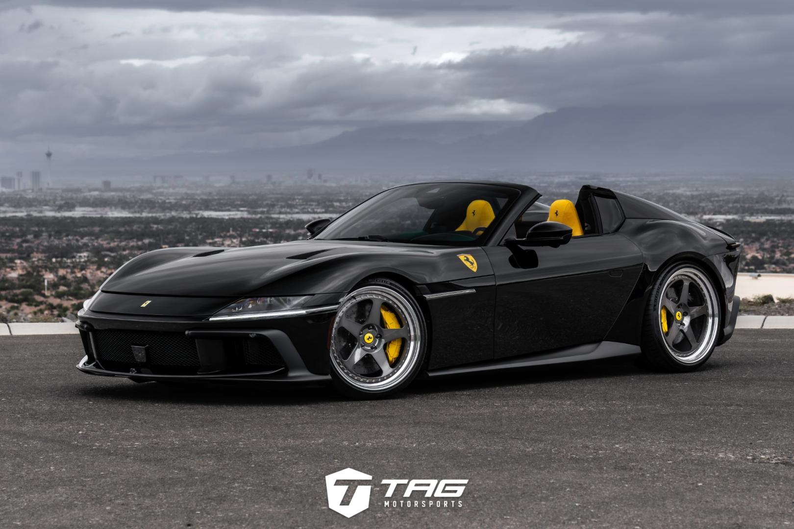 Ferrari 12Cilindri Spider on HRE 305 Forged Wheels with Novitec Upgrades