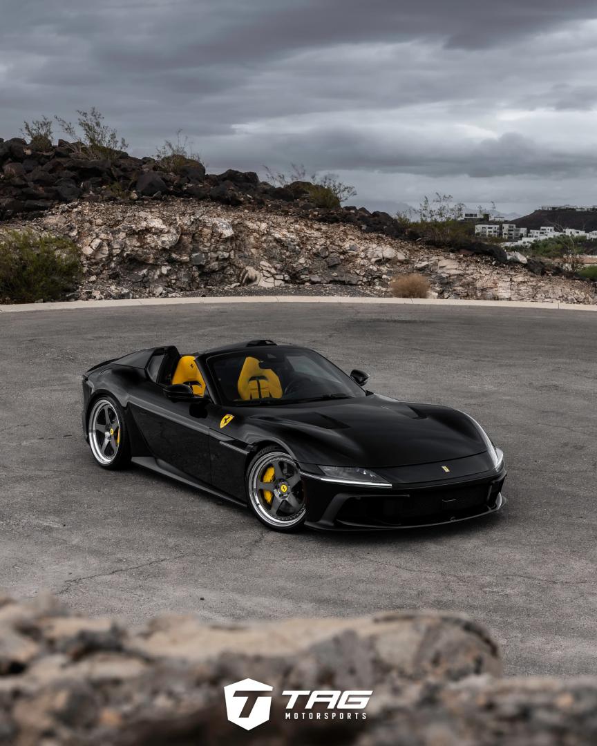 Ferrari 12Cilindri Spider on HRE 305 Forged Wheels with Novitec Upgrades