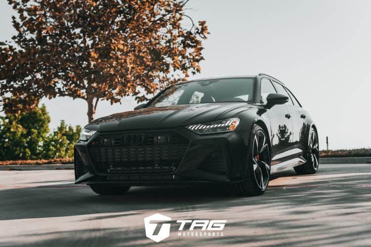 The TAG C8 RS6 Avant on HRE P111SC Wheels