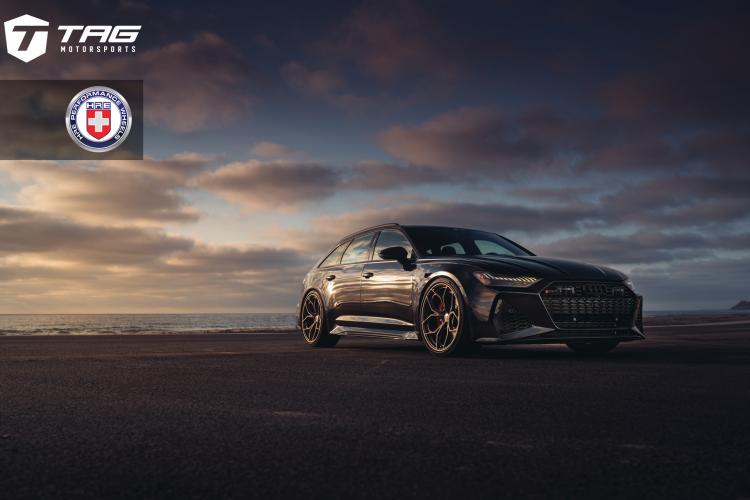 TAG C8 RS6 Avant: The HRE Shoot