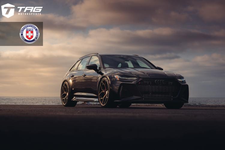 TAG C8 RS6 Avant: The HRE Shoot
