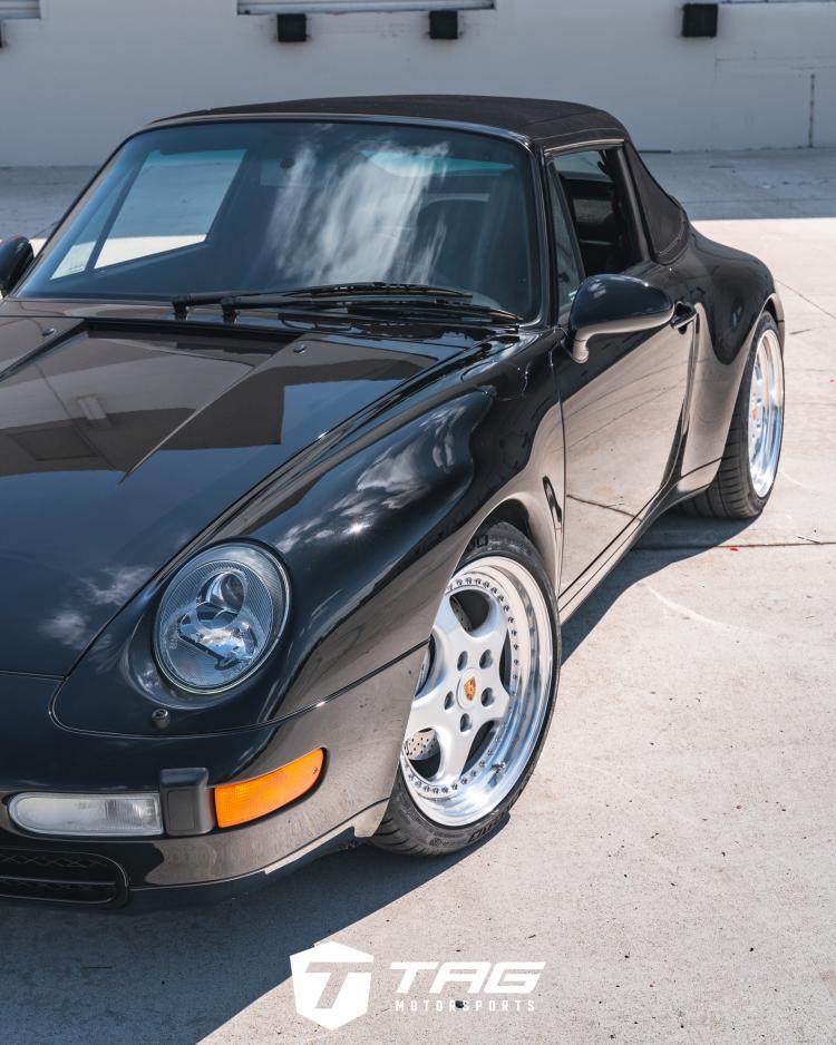 993 Cabrio on Wheels and H&R Coilovers