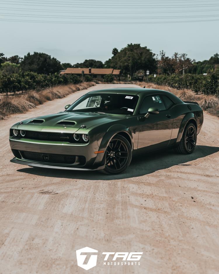 Java Green Hellcat Dodge Challenger Hellcat Widebody F8 Green