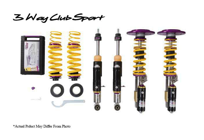 KW SUSPENSIONS 3 way clubsport coilovers for the 991.2 GT3RS. Track ready