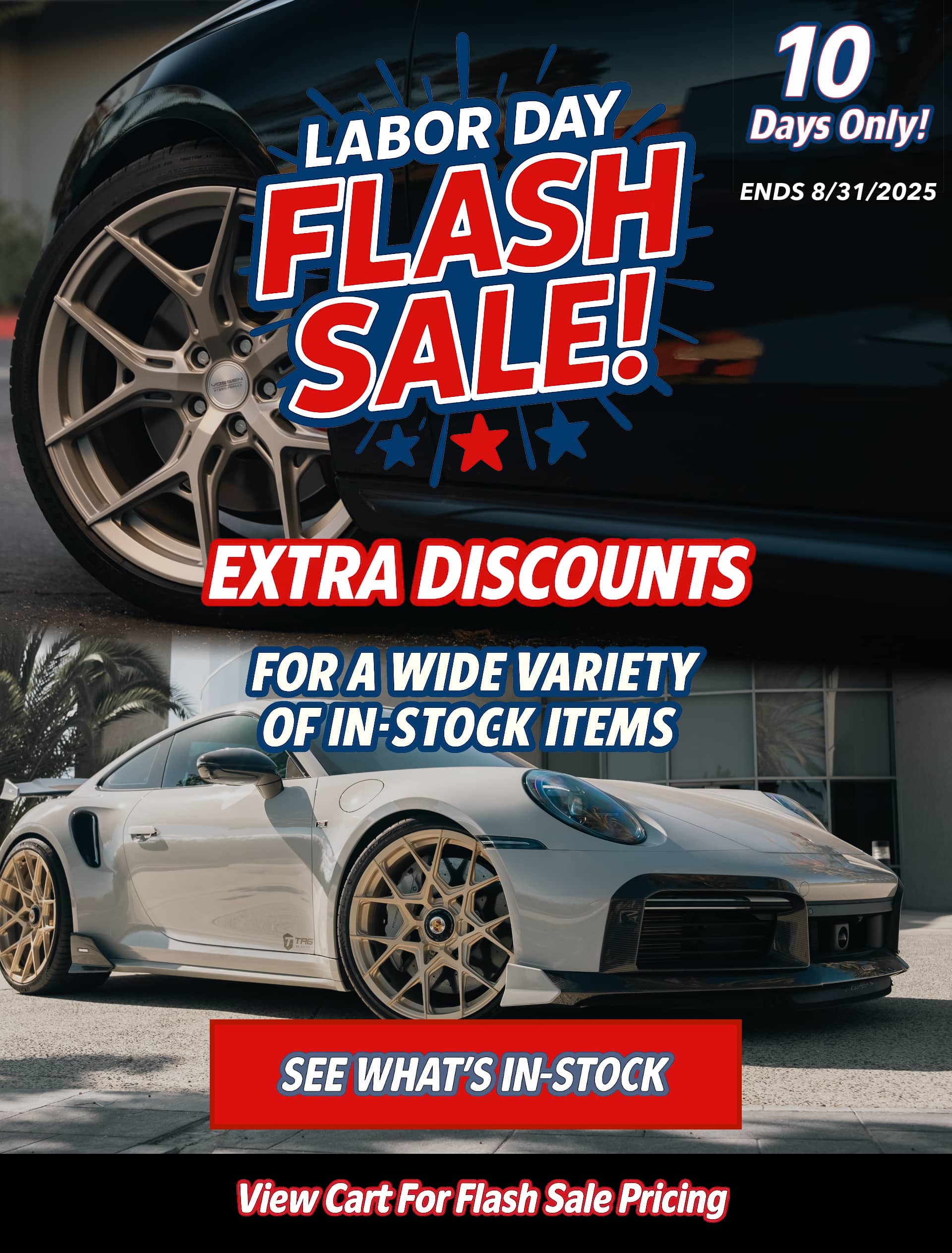 LABOR DAY FLASH SALE - LIVE NOW!