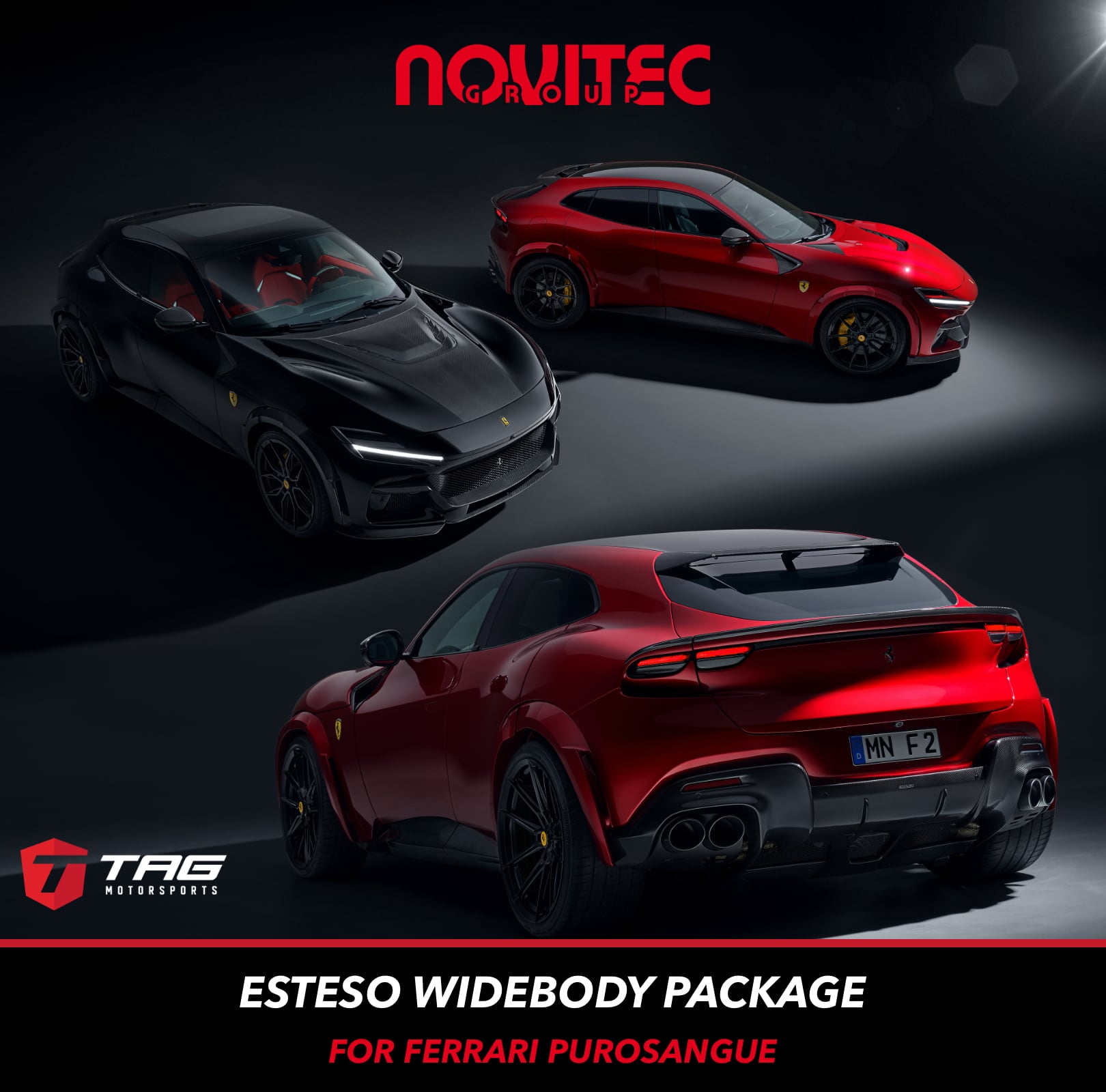 Now Available! - NOVITEC ESTESO Widebody Package for Ferrari Purosangue